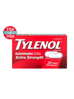 Tylenol Extra Cápsulas Fuertes con 500 mg de Acetaminofén, 24 Unidades