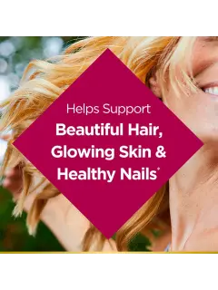 NATURE'S BOUNTY ADVANCED HAIR, SKIN AND NAILS STRAWBERRY GUMMIES, 6000 MCG BIOTIN 90 CT 11.1