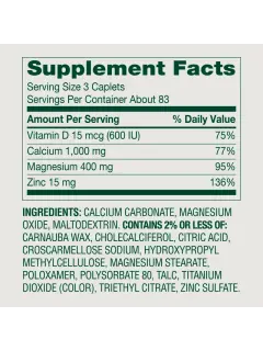 SPRING VALLEY CALCIUM, MAGNESIO ZINC